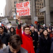 rise up for women's rights - women's march and protest