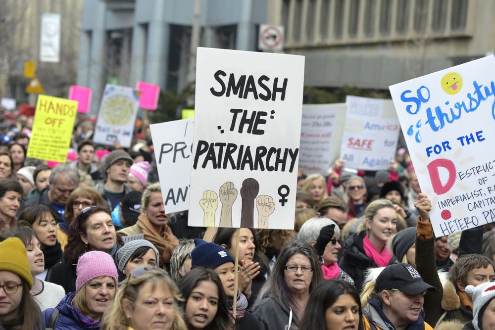 smash-the-patriarchy, women's march – Forward Into a Female Future