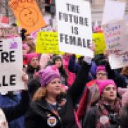 the future is female, women's march, pink Pussyhats